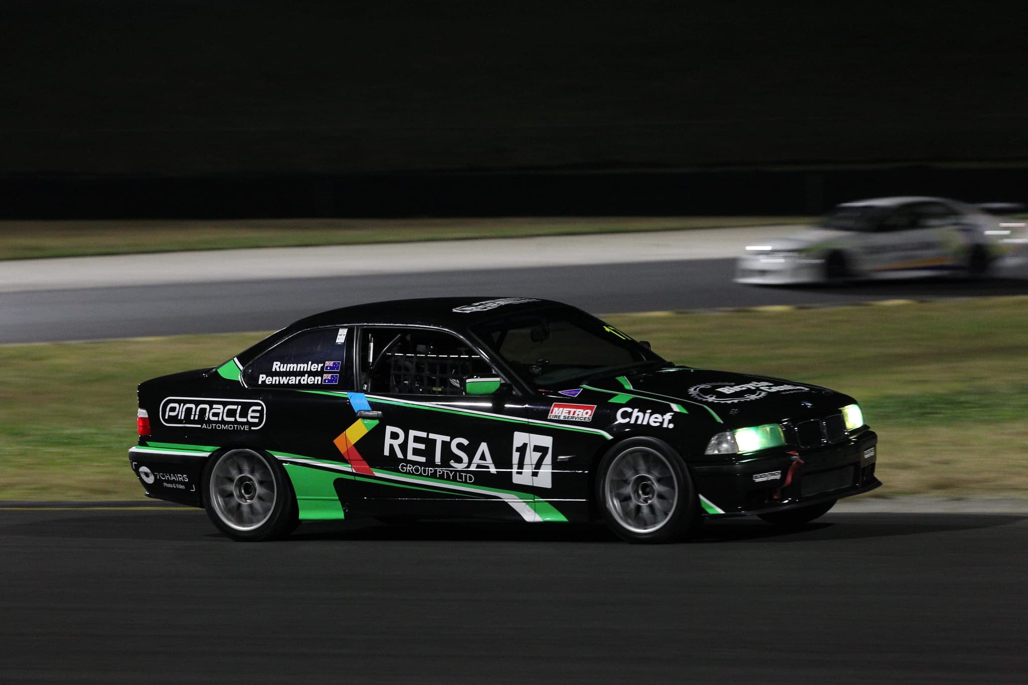 Project E36 Racing Car on track